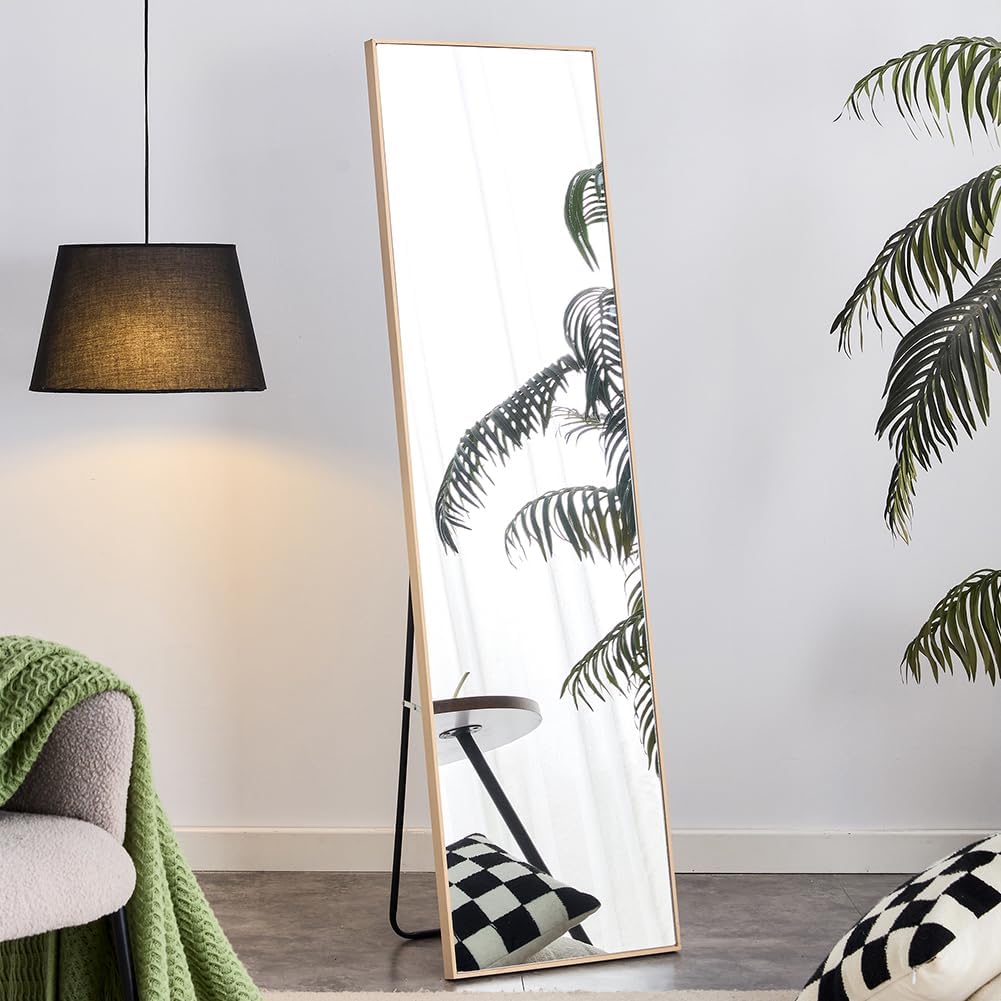 Full Length Mirror, Hanging Or Leaning Against Wall