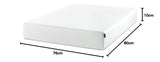 10 Inch Green Tea Memory Foam Mattress, King, Fiberglass Free, Patented Custom