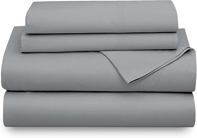 800-Thread-Count 100% Cotton Sheets, Queen Size Turquoise Set, Cooling Bedsheet