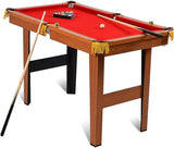 Folding Pool Table, Mini Pool Game Table with 2 Cue Sticks, 16 Balls, Triangle