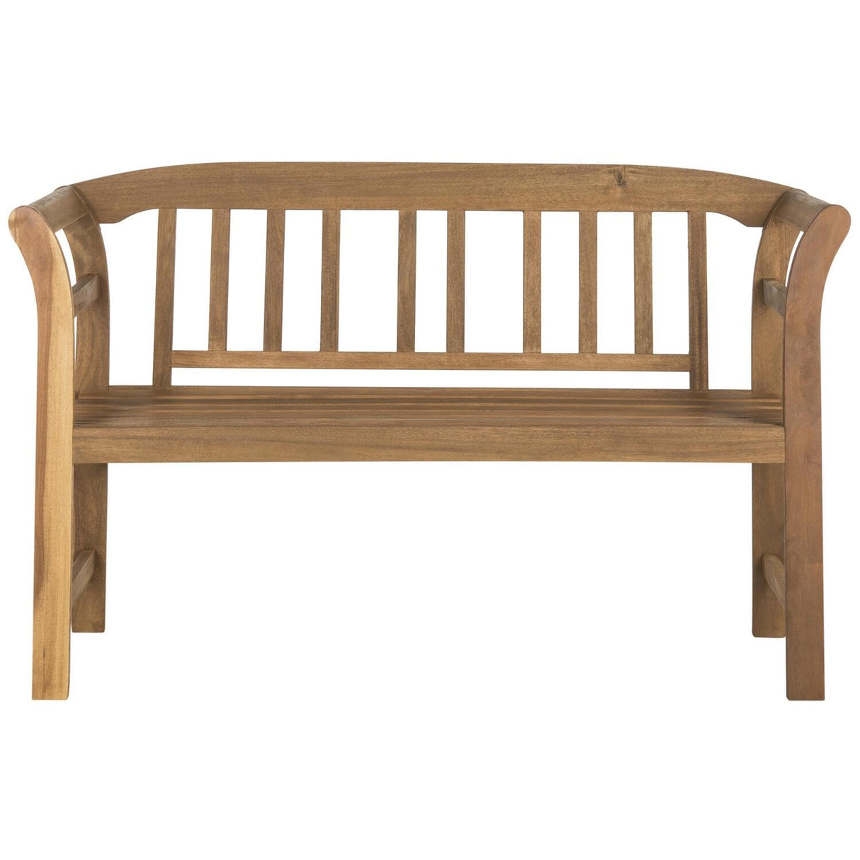 PAT6742A Outdoor Collection Porterville 2 Seat Bench, Natural