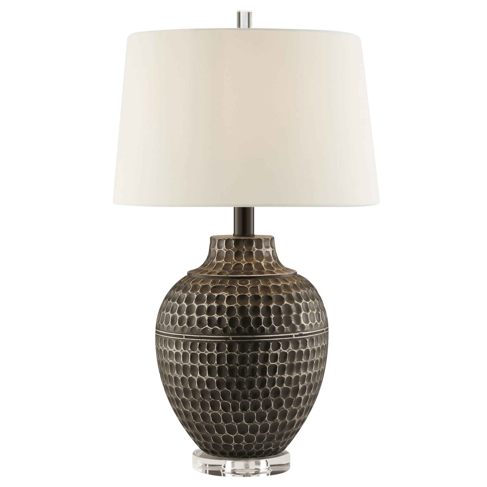 28" Dark Brown Jug Table Lamp