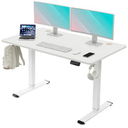 Height Adjustable Electric Standing Desk Whole-Piece, 48 x 24 Inches Quick Assembly Sit Stand Desk