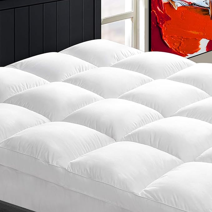 Cooling Mattress Topper Twin XL for Back Pain, Extra Thick Mattress