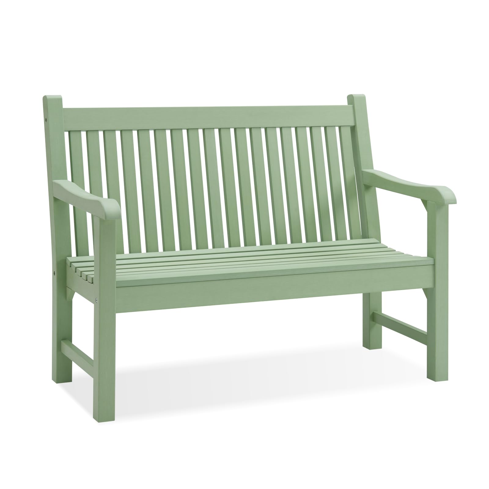 Garden Bench, 2-Person Poly Lumber Patio Bench