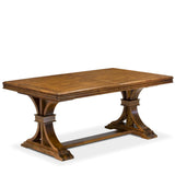 NET-AWA-TP - a Wooden Kitchen Table with Removable Rectangular Tabletop