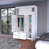 2-Door Modern Wood Spacious Bedroom Armoire