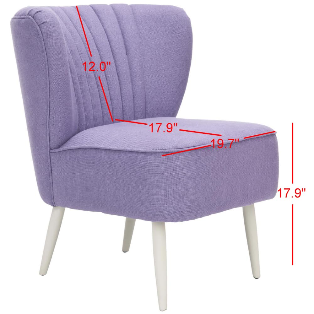 Mercer Collection Waverly Mid-Century Rainbow Striped Accent Chair