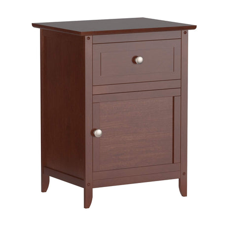 Winsome Wood Eugene Accent Table, Walnut