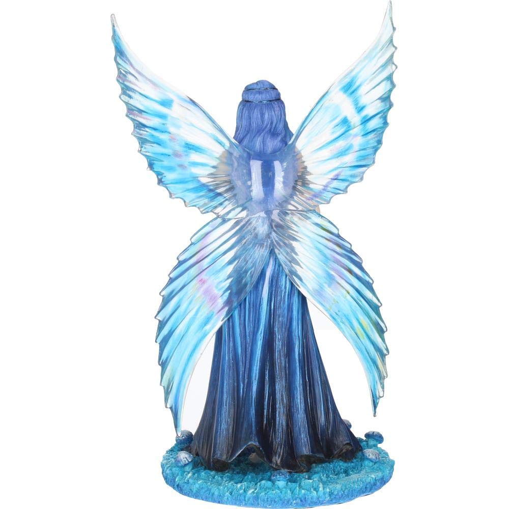 Now Anne Stokes Enchantment Fairy Figurine, Blue, 26cm Blue