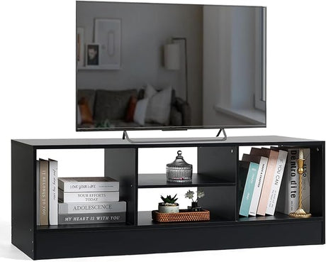 TV Stand 66 Inch, White Entertainment Center Modern TV Console Table with Storage,