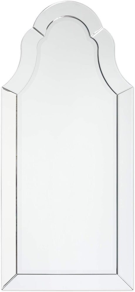 Empire Art Direct Elegant Arch Wall II Vanity, Bathroom, 1"-Beveled Center Mirror,Ready to Hang, 24" x 40", Clear