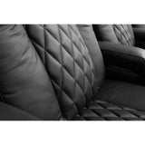 Home Theater Seating | Premium Top Grain Italian Nappa 11000 Leather, Power Headrest,