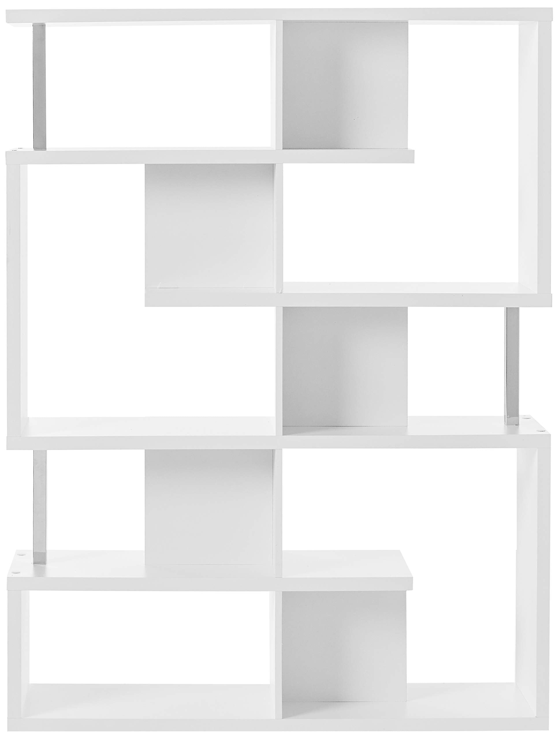 Bookcase White and Chrome