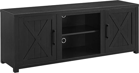 Gordon Low Profile TV Stand for 65+ inch TVs, Entertainment Center with Storage Shelves