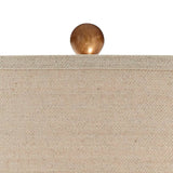 Possini Euro Design Kingston Mid Century Modern Table Lamps 32 3/4" Tall Set of 2 White Textured Ceramic Taupe Drum Shade Decor for Bedroom Living Family Room Bedside Nightstand House Home Office