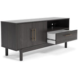 Brymont Mid-Century Modern Medium TV Stand up to 59" with 1 Drawer and 2 Shelves