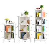 Rotating Bookshelf 360 Display Floor Standing Bookcase Storage Rack for Kids&Adults