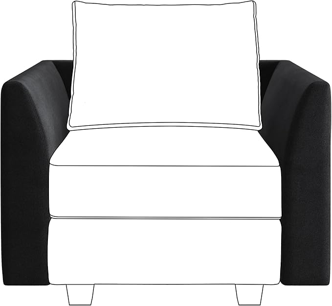 U Shaped Couch with Storage Oversized Modular Sectional Sofa Couch for Living Room