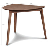 Oscar Corner Table, Walnut