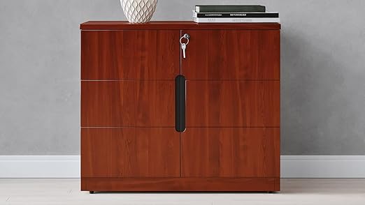 Hayes Modern 2 Door Storage Printer Cabinet - White