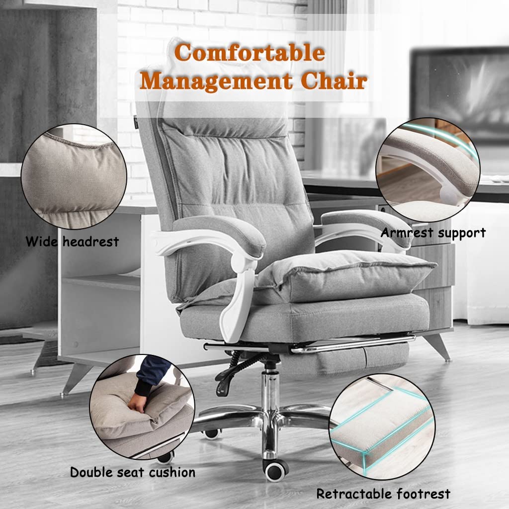 Big and Tall Comfortable Executive Chair - 330lbs Load Bearing | Reclining Game Chair