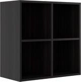 Bookcase, 4 Cube Open Storage Organizer Display Bookshelf, HOFB017