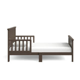 Calder Toddler Bed for Kids with Guard Rails, Low to Ground Design