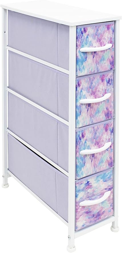 Nightstand Storage Organizer with 3 Drawers - Kids Girls, Boys Bedroom Furniture