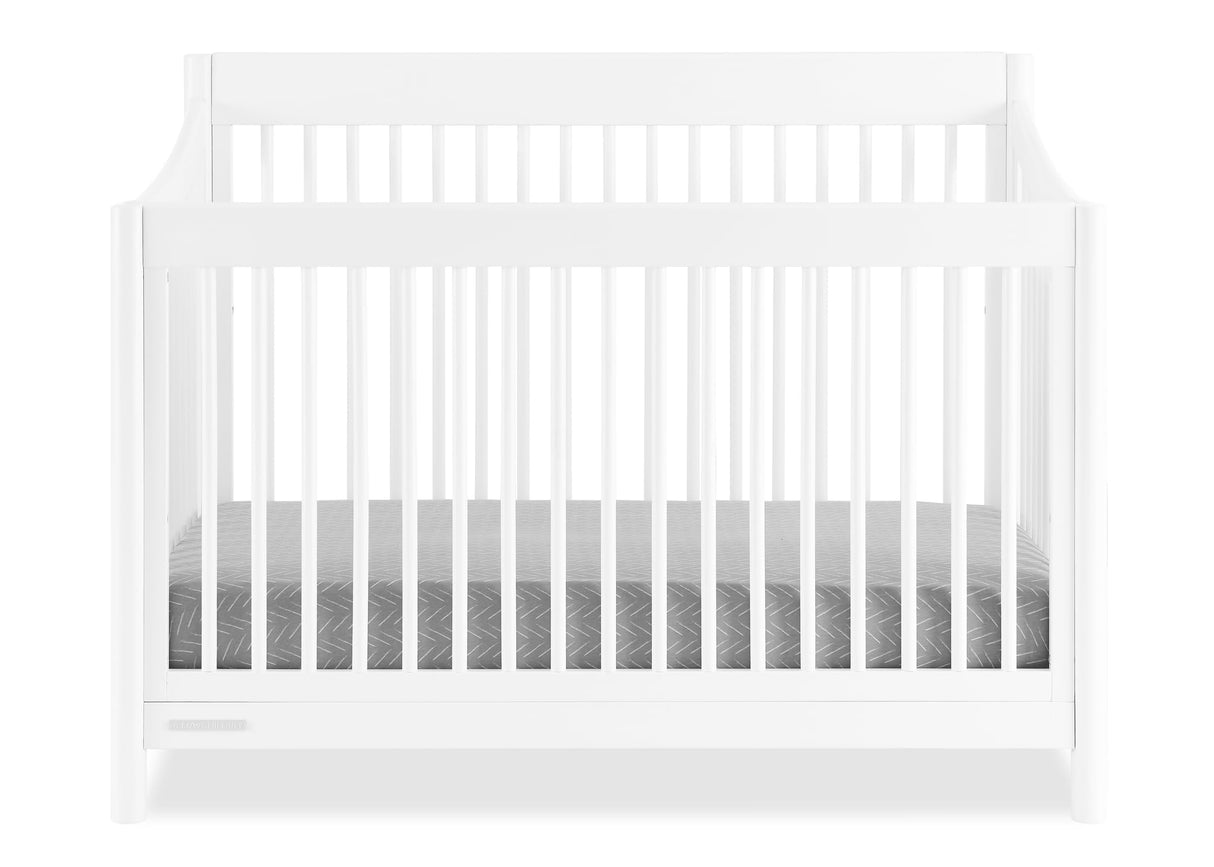 Brooks 6-in-1 Convertible Crib - Greenguard Gold Certified, Bianca White