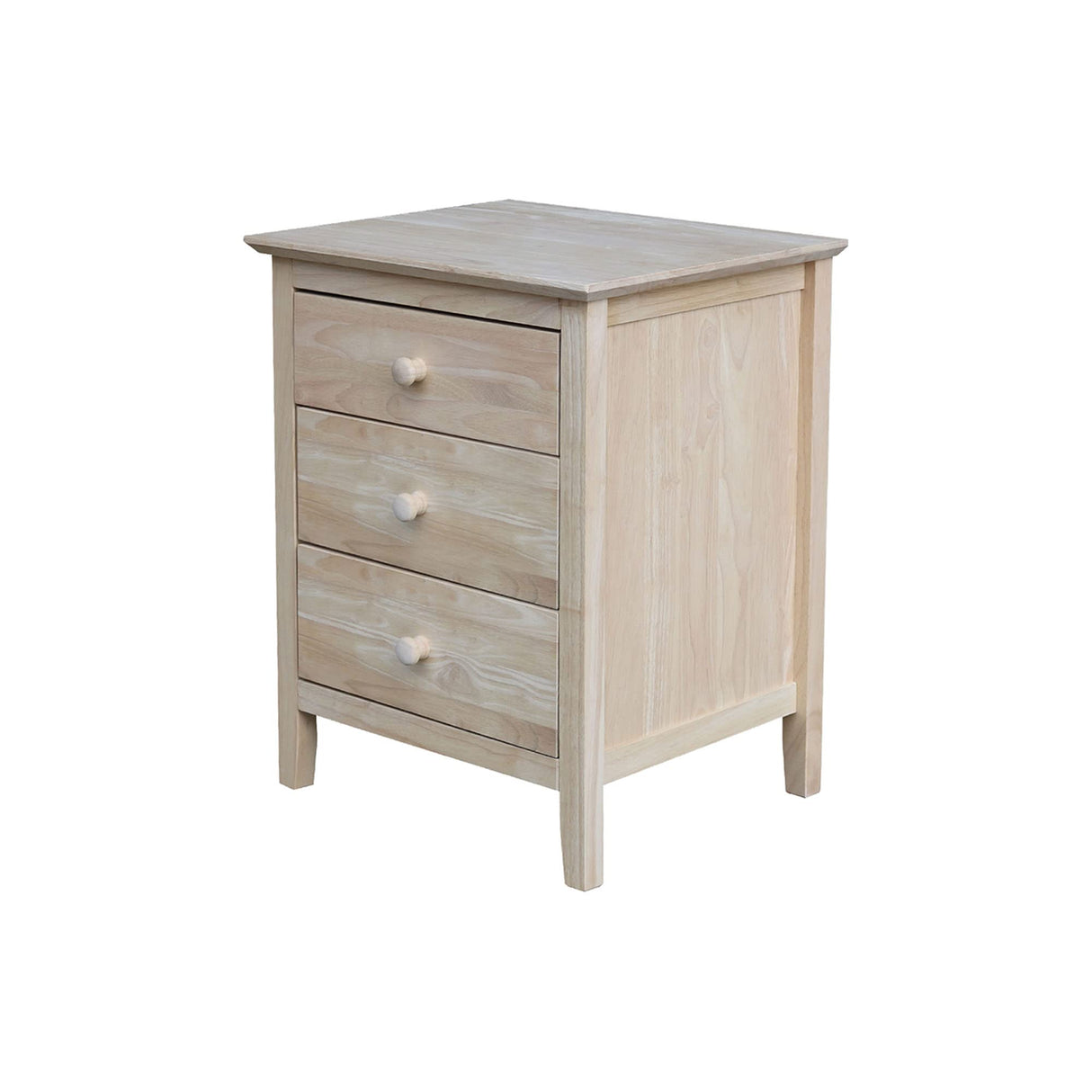 Nightstand with 3 Drawers, Standard