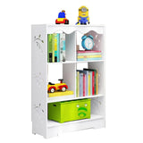 Bookcases 3 Tier Bookshelf Open MDF Standing Bookcase Large Capacity Storage Book