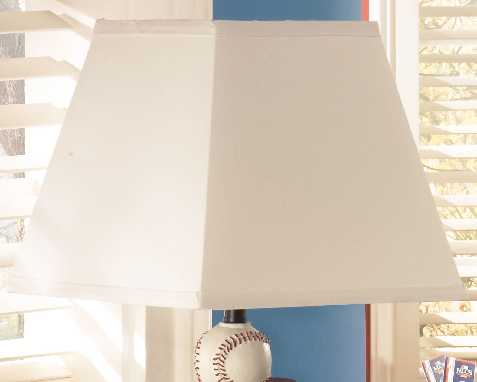Youth Athletic Table Lamp - Baseball & Football Design 24"
