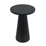 Small Pedestal Side Table, Round Modern Drink Table, Accent Table