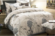 Floral Comforter Set - 100% Cotton Vintage Botanical Bedding