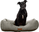 Luxury Dog Bed - Comfortable Tufted Velvet Cushion for Small to Large Dogs