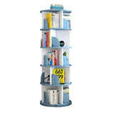 Narrow Bookshelf Multi-Layer Bookshelves Wood Bookcase 4-tier/5-tier/6-tier Standing