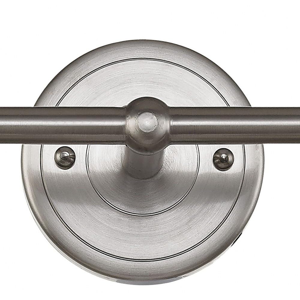 Elk Home English Pub Vanity Light - 2-Light in Satin Nickel Finish, with Satin Nickel Metal Shade, Transitional Style