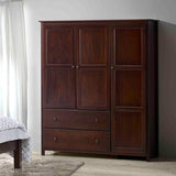 Shaker 3-Door Wardrobe, Walnut