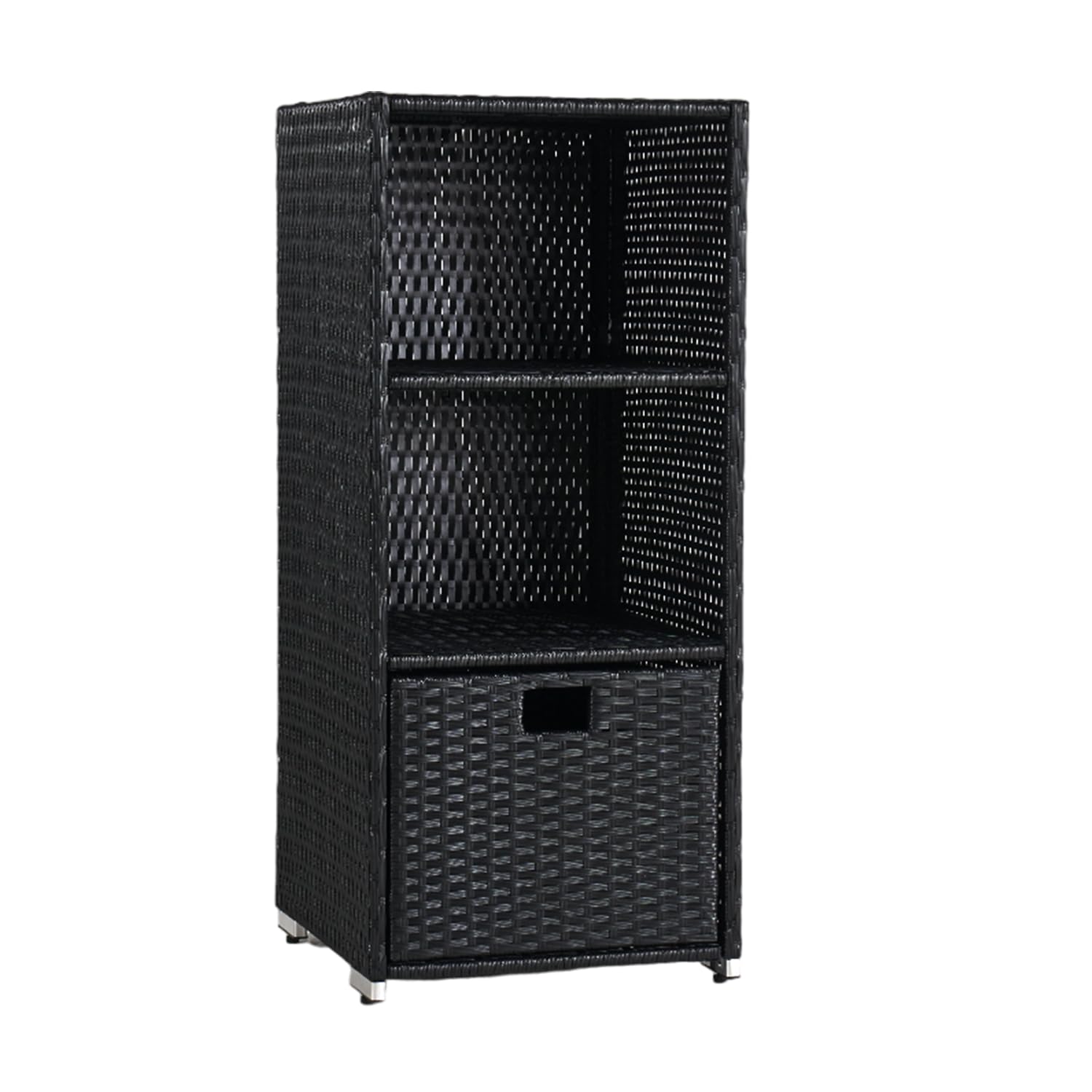 outdoor Towel Cabinet, Pool Accessory Storage Organizer, Freestanding Waterproof