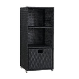 outdoor Towel Cabinet, Pool Accessory Storage Organizer, Freestanding Waterproof