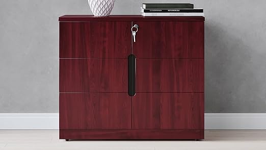 Hayes Modern 2 Door Storage Printer Cabinet - White