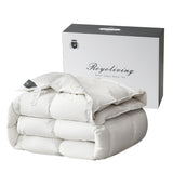 Luxurious Down Duvet Insert Feather King Size White Heavyweight Thickened 100%