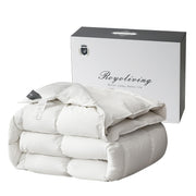 Luxurious Down Duvet Insert Feather King Size White Heavyweight Thickened 100%