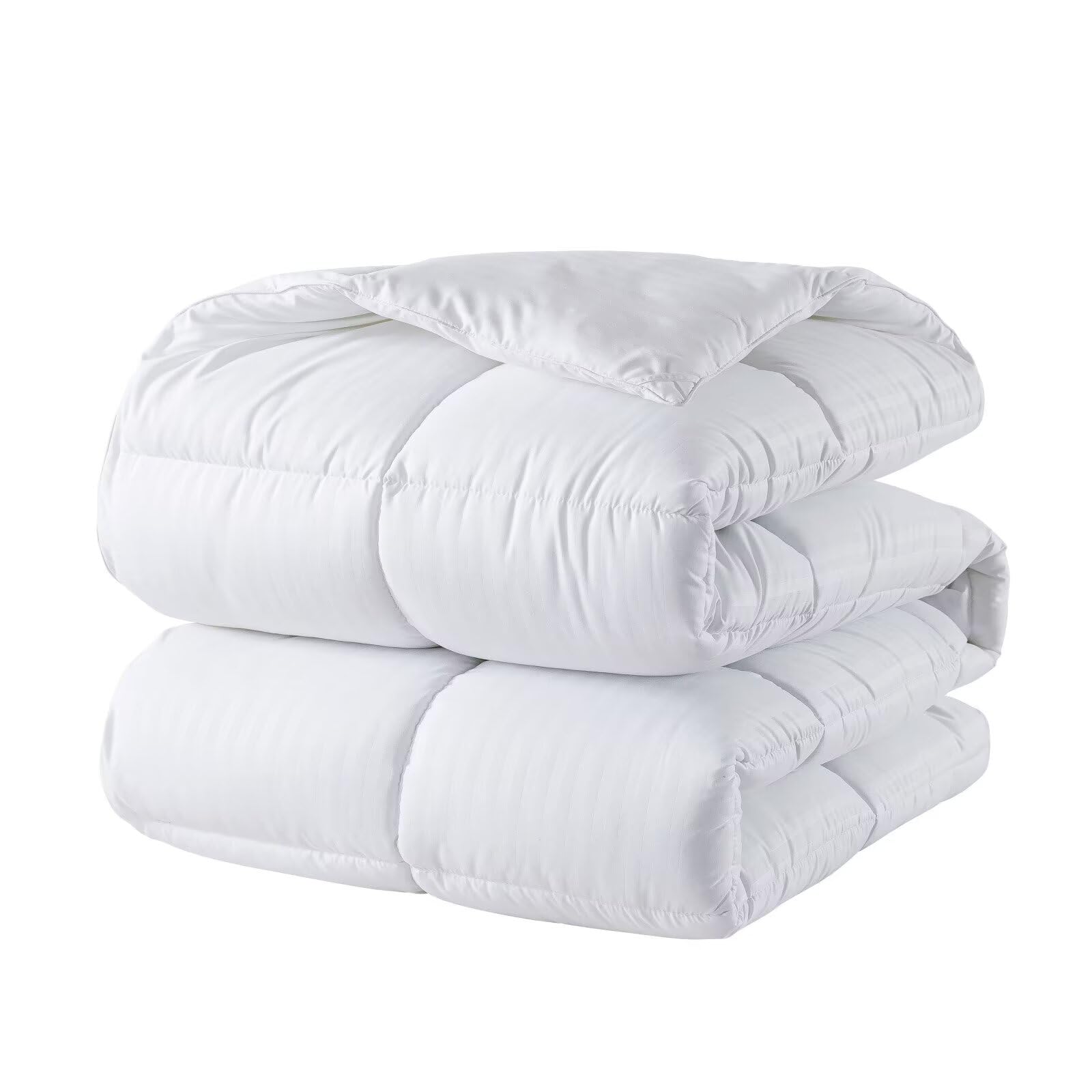 Feather Down Comforter King Size, All-Season Fluffy Duvet Insert