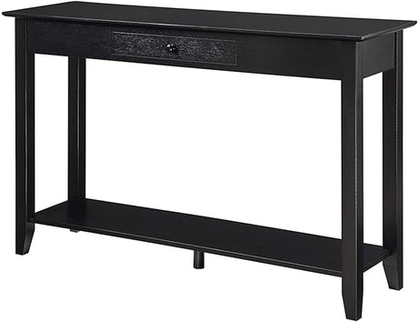 American Heritage 1 Drawer Console Table with Shelf,