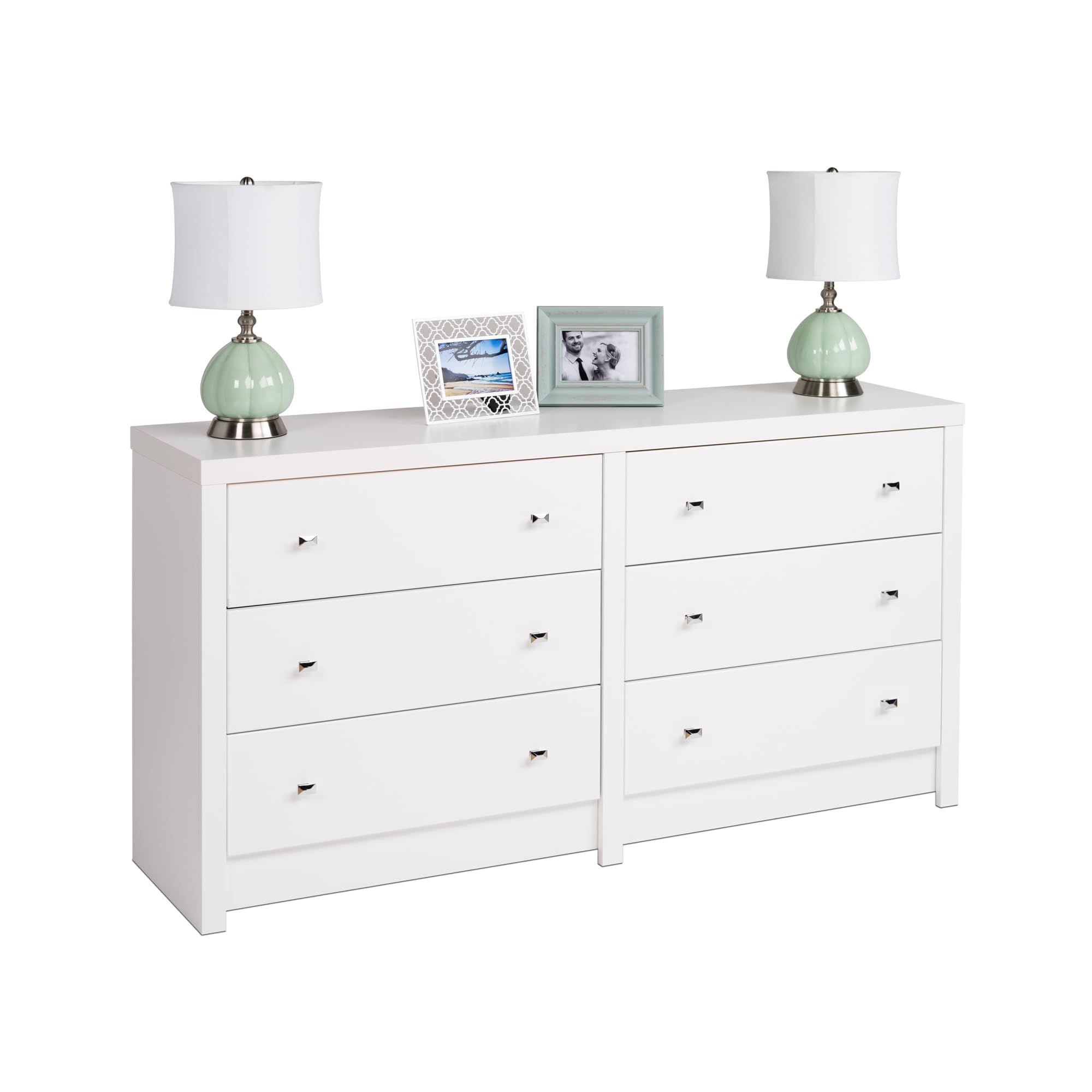 Calla Contemporary 6-Drawer Dresser for Bedroom, Functional Tall Dresser