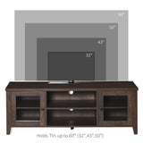 Modern TV Stand, Entertainment Center with Shelves and Cabinets for Flatscreen TVs