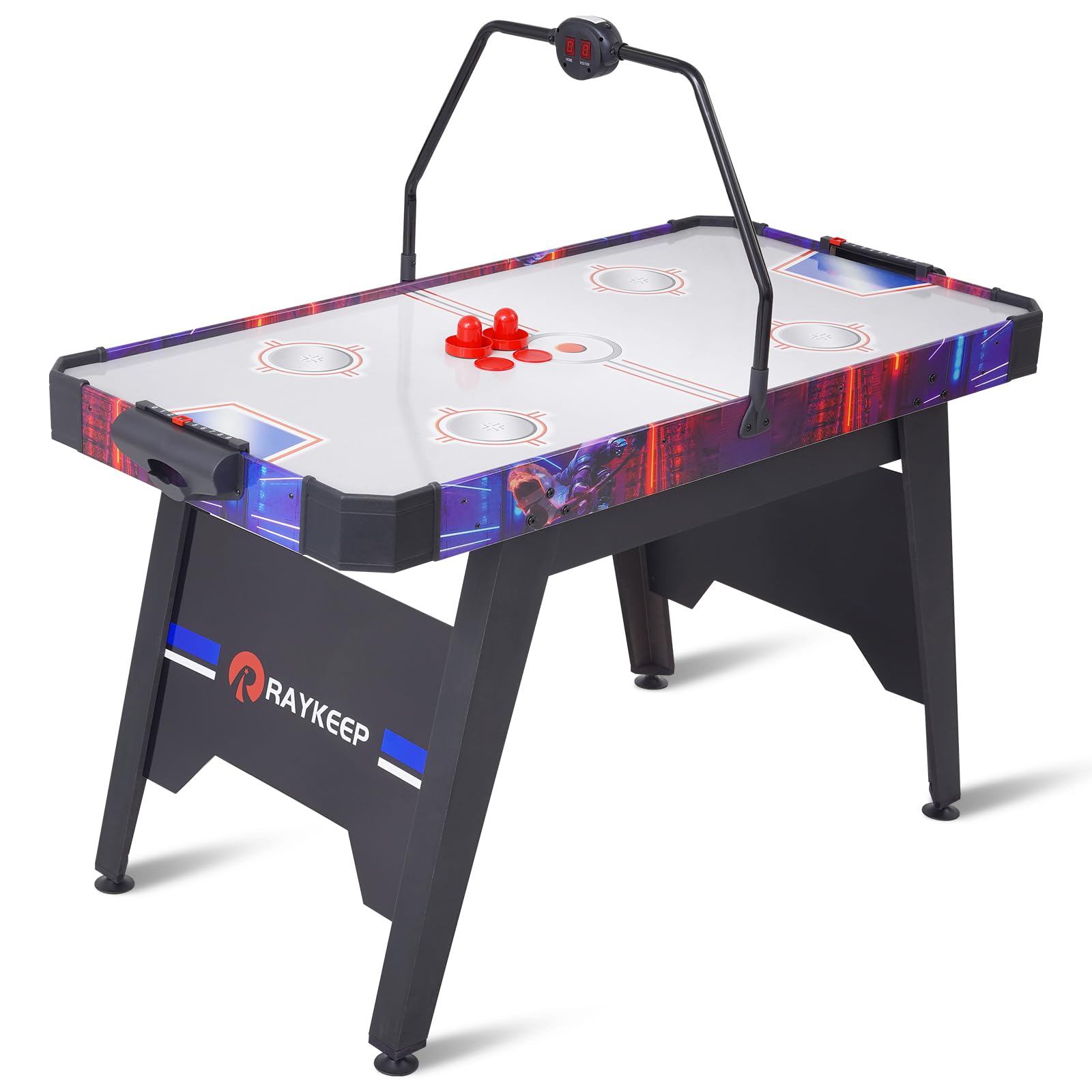 54" Air Hockey Table, Indoor Hockey Game Table for Adults and Kids