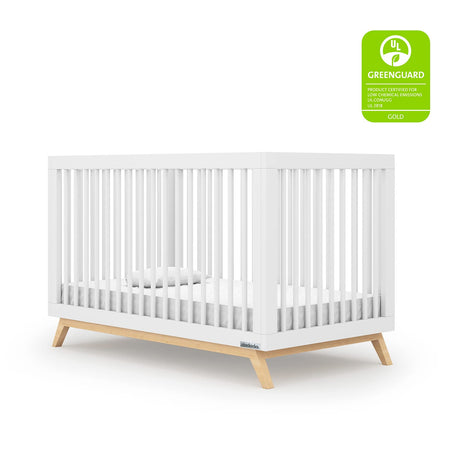 Soho 3-in-1 Convertible Crib – Made in Italy, GREENGUARD Gold, Adjustable Mattress